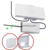Starlink Gen 3 fali tartó készlet (router + tápegység), fehér ABS (OEM)