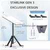 Starlink Mini / Starlink Gen 3 (V3) összecsukható állvány (tripod) cső-adapterrel, szürke