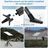 Starlink Mini / Starlink Gen 3 (V3) összecsukható állvány (tripod) cső-adapterrel, szürke
