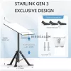 Starlink Mini / Starlink Gen 3 összecsukható tripod állvány, csőadapterrel (OEM)