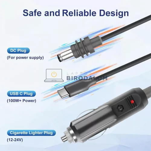 Starlink Mini autós töltőkábel, 5m, 12-24V, IP68 (OEM) (1-PER0101, 1-PER0105)