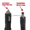 Starlink Mini autós töltőkábel 12V-24V, 3 m, 5.5mm×2.1mm (OEM)