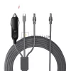 Starlink Mini autós töltőkábel, 15m, 12-24V, IP68 (OEM)