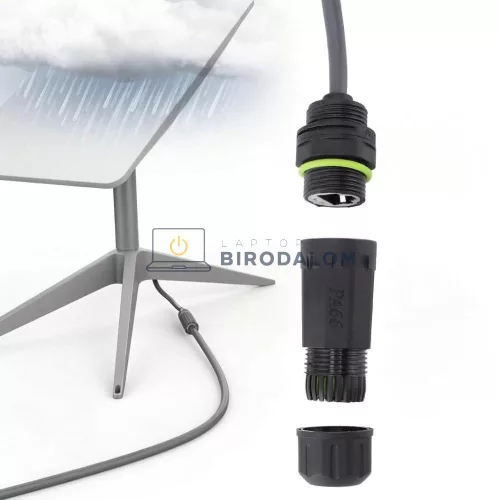 Starlink Gen 2 (V2) lapos nagy teljesítményű kábel adapter RJ45 vízálló Ethernet IP68 CAT6 csatlakoz