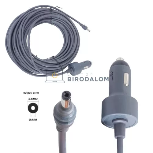 Starlink Mini autós töltőkábel, 12-24V, IP67, 15m (OEM)