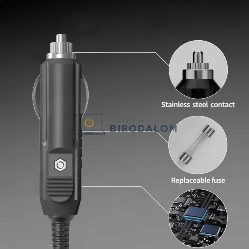 Starlink Mini autós töltőkábel, 12-24V, 3m, IP67 (OEM) (1-PER0120, 1-PER0124)
