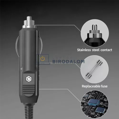 Starlink Mini autós töltőkábel, 12-24V, 10m, IP67 (OEM) (1-PER0120, 1-PER0123)