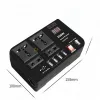 Starlink Mini / Andowl E8982 autós feszültség-átalakító (inverter), 300W, 12V DC → 220V AC, 4x USB