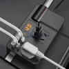 Starlink Mini autós feszültségátalakító, 200W, 12-24V DC → 220V AC (OEM) (C11-A)