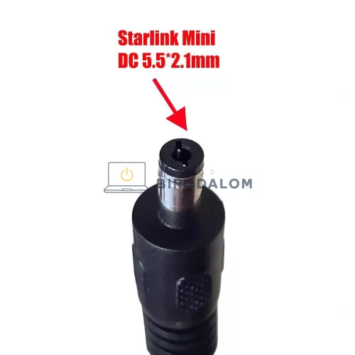 Starlink Mini autós töltőkábel, 12V, 5m, krokodilvégekkel (OEM)