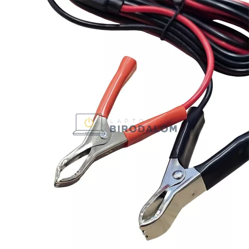 Starlink Mini autós töltőkábel, 12V, 5m, krokodilvégekkel (OEM)