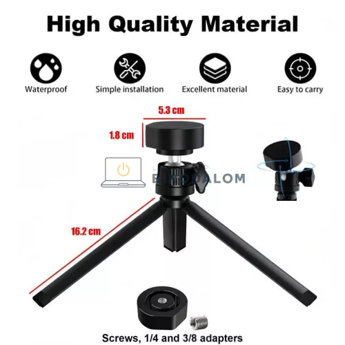 Starlink Mini állvány (tripod), 360° forgó gimbal adapter (OEM)
