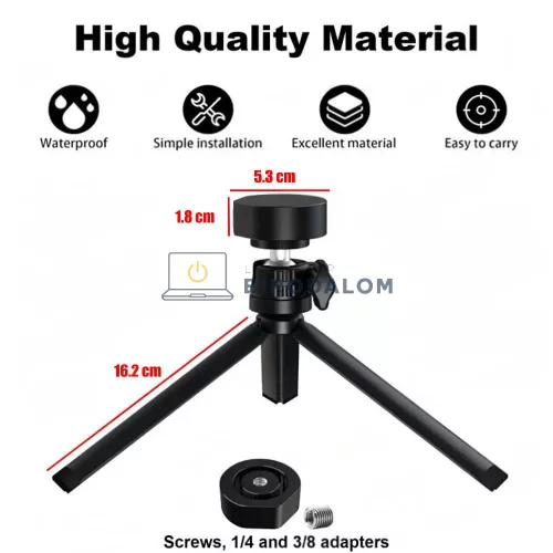 Starlink Mini állvány (tripod), 360° gimbal, telefonokhoz és kamerákhoz (OEM)
