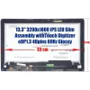 Lenovo Yoga 3 Pro-1370 80HE 13.3" WQXGA+ IPS érintőképernyős laptop kijelző (40 pin - jobb)