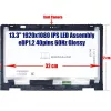 Dell Inspiron 13 5368, 5378, 5379, Latitude 3390 2-in-1 13.3" Full HD IPS érintőképernyős laptop kijelző kerettel (40 pin - jobb)