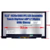 HP ENVY x360 15m-ed0000, 15m-ed0013dx, 15m-ed0023dx, 15-ed1016nn 15.6" FHD IPS érintőképernyős laptop kijelző (30 pin, jobb)