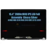 Apple MacBook Pro 15" A1990 2018–2019 15.4" Retina IPS laptop kijelző – ezüst (661-10355)
