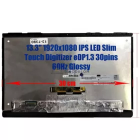   Dell Inspiron 13 7390, XPS 13 7390 13.3" Full HD IPS érintőképernyős laptop kijelző (30 pin - bal)