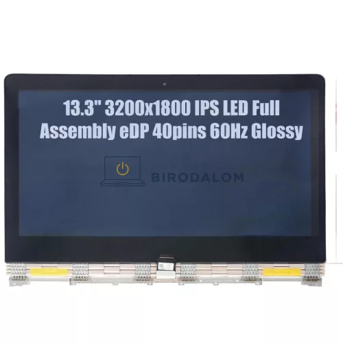 Lenovo Yoga 900-13ISK, 900-13ISK2 13.3" QHD+ IPS érintőképernyős laptop kijelző, arany (5D10K26887, 