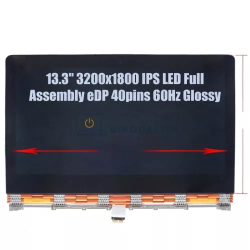 Lenovo Yoga 900-13ISK, 900-13ISK2 13.3" QHD+ IPS érintőképernyős laptop kijelző, narancs (5D10K26887