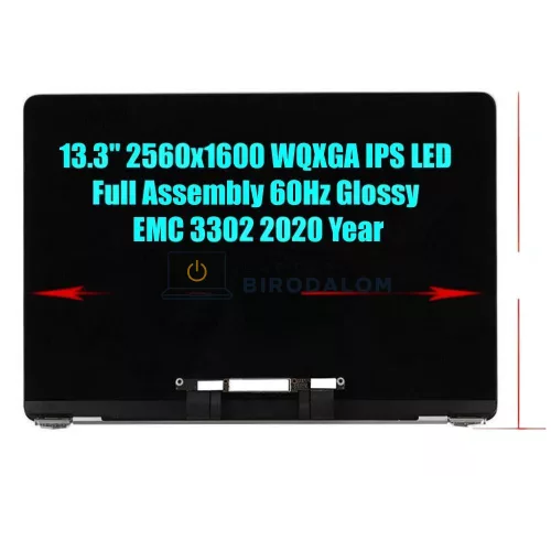 Apple MacBook Air Early 2020 A2179 13.3" WQXGA IPS Retina kijelző, Silver (40 pin - bal)