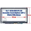 Lenovo Chromebook Flex 5-13IML05, IdeaPad Flex 5 CB 13IML05 82B8 13.3" Full HD IPS érintőképernyős laptop kijelző, kerettel, 30 pin jobb (EV133FHM-N40)