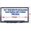 HP Envy 15-br, HP Pavilion X360 15T-BR000 15.6" Full HD IPS érintőképernyős laptop kijelző, fényes (30 pin - jobb)