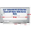 Gyári új 15.6" QHD 165Hz IPS ADS matt Slim laptop kijelző (40 pin, jobb)