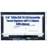 HP ProBook x360 11 G5 EE 11.6" HD TN érintőképernyős laptop kijelző, kerettel, fényes, 30 pin jobb (