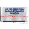 Dell G15 5510, G15 5511, G15 5515 15.6" FULL HD IPS 165Hz laptop kijelző (40 pin - jobb)
