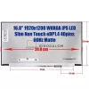 Asus VivoBook 16X M1603QA, X1603ZA, S5602ZA 16.0" WUXGA IPS laptop kijelző (40 pin - jobb)