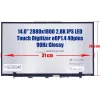 Lenovo Yoga Slim 7 Pro 14ACH5, 14ARH5, 14ITL5 14.0" 2.8K IPS érintőképernyős laptop kijelző (40 pin, jobb)