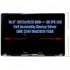 Apple MacBook Pro 16 A2141, Mid 2019 16.0" WQXGA+ IPS laptop kijelző, ezüst (Full Assembly)