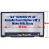 HP Envy x360 15-ee, 15z-ee, 15m-ee 15.6" Full HD IPS érintőképernyős laptop kijelző (30 pin - jobb)