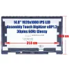 HP Pavilion x360 14-EK, 14-EK0073DX, 14T-EK000, 14-EK0101TU, 14-EK1005NJ érintőképernyős laptop kijelző 14.0" FHD IPS (30 pin - jobb)