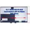 Asus ZenBook Flip UX363, UX363E, UX363J, UX371 13.3" 4K OLED IPS érintőképernyős laptop kijelző (ATNA33TP11) (40 pin - jobb)
