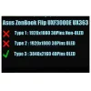 Asus ZenBook Flip UX363, UX363E, UX363J, UX371 13.3" 4K OLED IPS érintőképernyős laptop kijelző (ATNA33TP11) (40 pin - jobb)