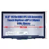 Lenovo ThinkPad X1 Yoga 2nd Gen 20JD 14.0" Full HD IPS érintőképernyős laptop kijelző (30 pin - jobb