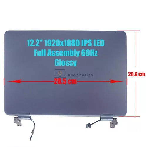 Samsung Chromebook Plus V2 XE521QAB, XE521QAB-K01US, XE521QAB-K02US, XE521QAB-K03US, XE520QAB 12.2" FULL HD IPS laptop kijelző