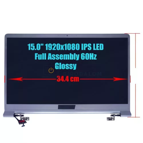 Samsung Notebook 9 NP900X5L, NP900X5M, NP900X5J, NP900X5H gyári 15.0" Full HD IPS laptop kijelző, Si