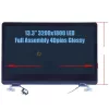 Samsung Notebook 9 Spin NP940X3G, NP940X3L gyári 13.3" QHD+ (3200x1800) LED kijelző, fényes, 40 pin 