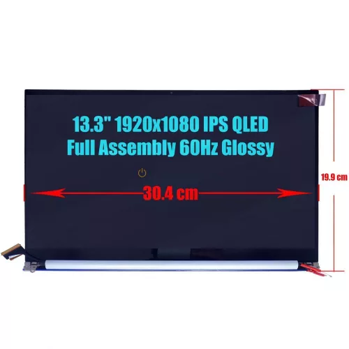 Samsung Galaxy Book Ion 13 NP930XCJ, NT930XCJ, NP930XCJ-K01US 13.3" FHD QLED laptop kijelző (BA96-07379C)