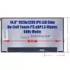 Gyári új 14.0" WUXGA (1920×1200) IPS érintős Slim-LED laptop kijelző (40 pin, jobb) – LP140WUA-SPB1