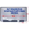 Lenovo ThinkBook 16 G7 IML, IdeaPad Slim 5 16IRL8, IdeaPad 16ABR8 16.0" WUXGA IPS érintőképernyős laptop kijelző (40 pin - jobb)