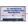 Lenovo Yoga 6 13ALC7 82UD, Yoga 6 13ABR8 83B2 13.3" WUXGA IPS érintőképernyős laptop kijelző (30 pin, jobb)