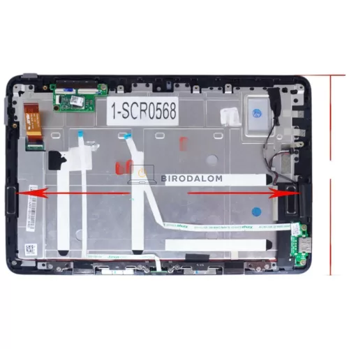 Asus Transformer Book T101H, T101HA, T101HA-GR032T, T101HA-GR029R 10.1" WXGA IPS érintőképernyős laptop kijelző (30 pin - bal)