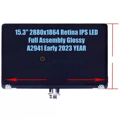 Apple MacBook Air 15 M2 A2941, MacBook Air 15 M3 A3114 15.3" 2880x1864 Retina IPS Full Assembly lapt