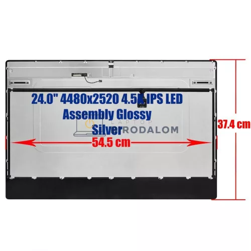 Apple iMac 24" A2438 A2439 A2873 A2874 4.5K Retina IPS All-in-One kijelző panel, ezüst