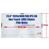 Gyári új 23.8" Full HD IPS LED matt kijelző panel All-in-One PC-hez, M238HAN03.1 / M238HAN02.1, LVDS 30 pin