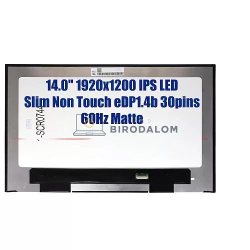 Dell Latitude 7440, 7400 14.0" WUXGA IPS laptop kijelző, matt